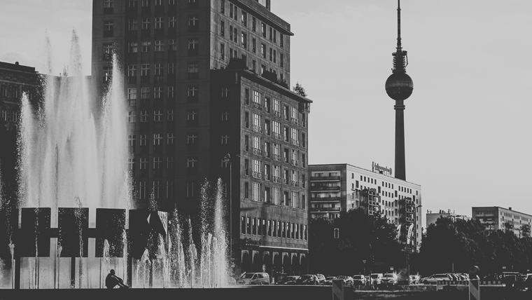 View of a Berlin street