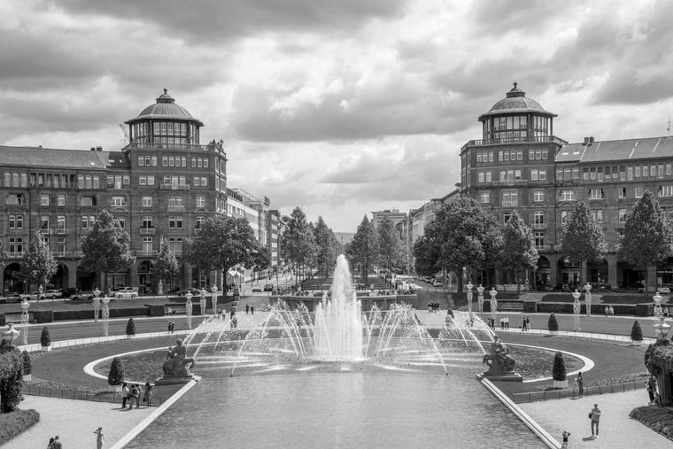 View of a Mannheim street